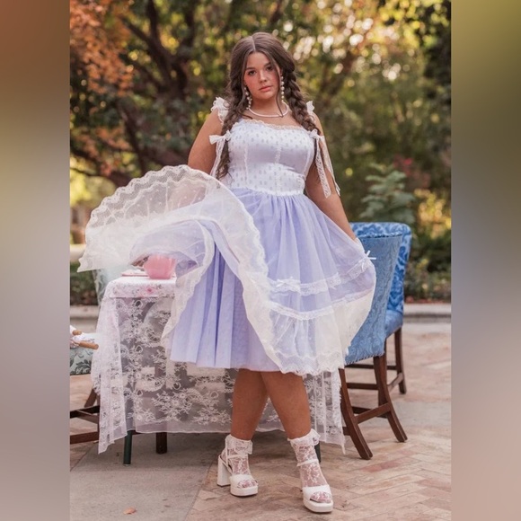 JessaKae Lavender Dress - New! - Size 30 - Picture 2 of 7